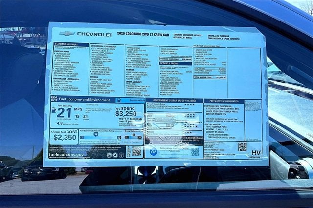 2026 Chevrolet Colorado LT