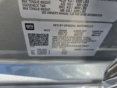 2025 Chevrolet Silverado 1500 LTZ