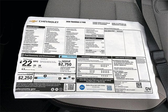 2026 Chevrolet Traverse LT