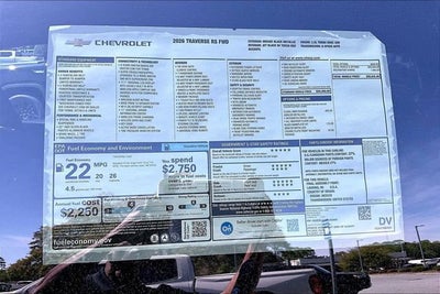 2026 Chevrolet Traverse RS