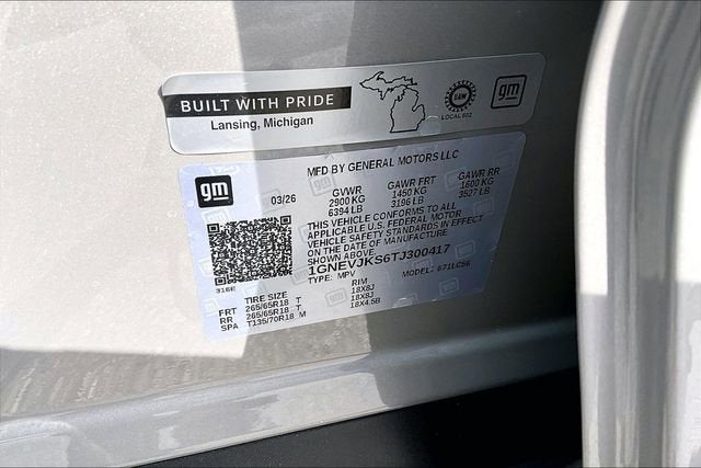 2026 Chevrolet Traverse Z71