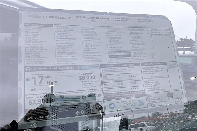 2026 Chevrolet Silverado 1500 RST