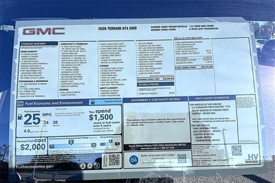 2026 GMC Terrain AT4