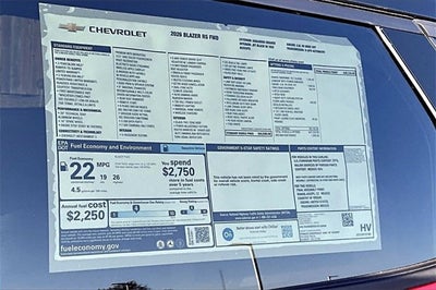 2026 Chevrolet Blazer RS