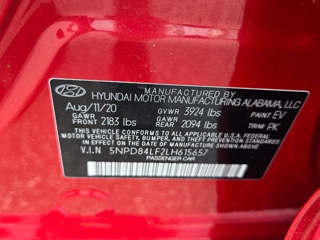 2020 Hyundai Elantra SEL