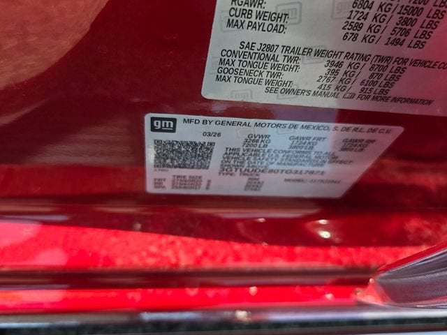 2026 GMC Sierra 1500 SLT
