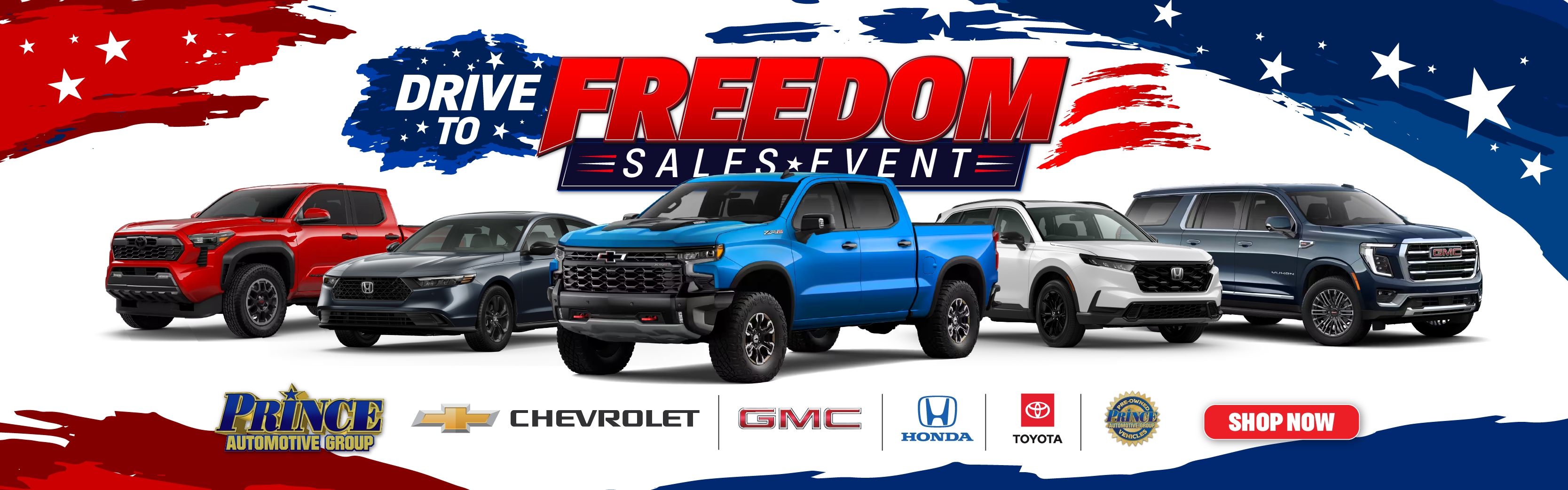 drive to freedom sales event